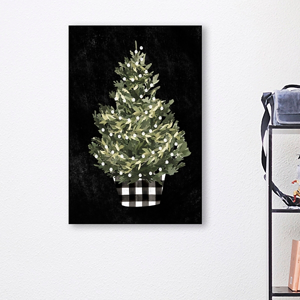 Buffalo Check Christmas Tree Canvas Art Print