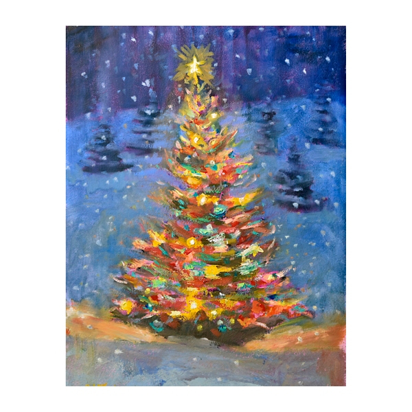 christmas tree art