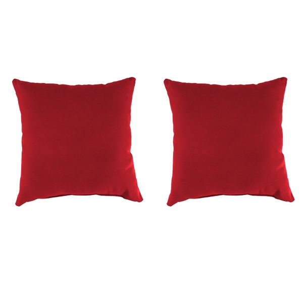 Red Veranda Outdoor Pillows, Set of 2