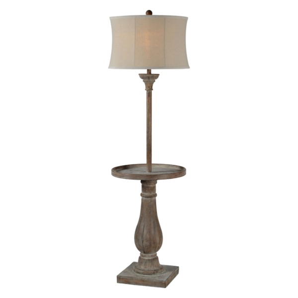 Floor lamp with tray hot sale table