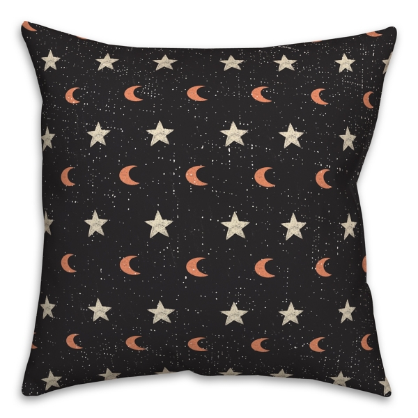 Moon and Stars Halloween Pillow | Kirklands Home