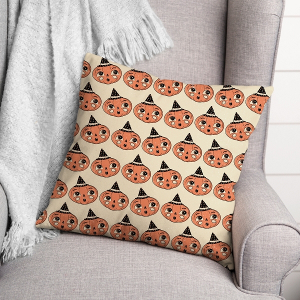 Pumpkin Pattern Pillow