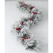 Flocked Pine and Berry Garland