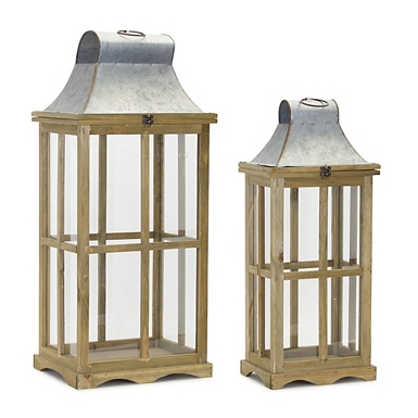 Silver Metal Frame Lanterns Set Of 3 Kirklands