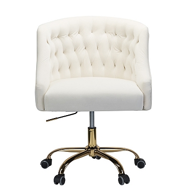 Tufted Swivel Desk Chair