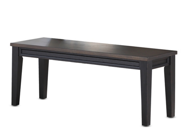 Ebony and Driftwood Two-Tone Bench | Kirklands Home