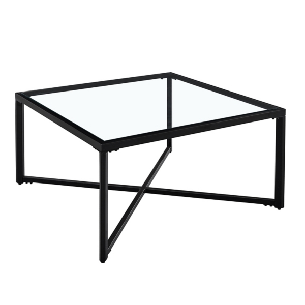 Glass Top Coffee Table Black Metal Frame Coffee Table Design Ideas 