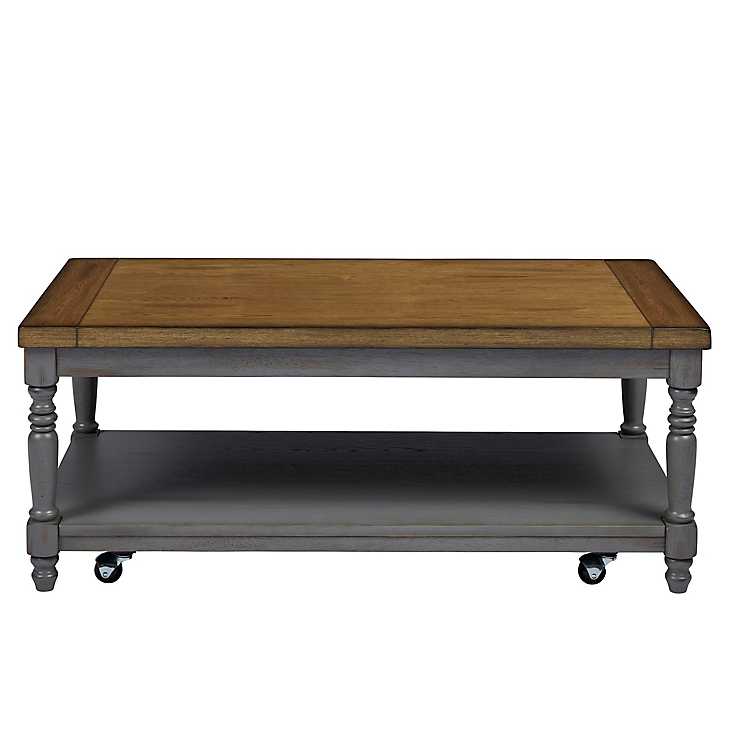 Two Tone Coffee Table And End Tables, Best Place To Find Coffee Tables And End