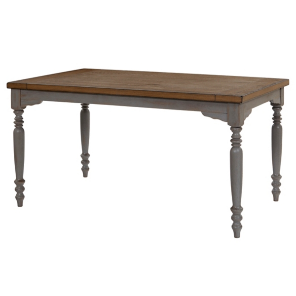 Brown and deals gray dining table