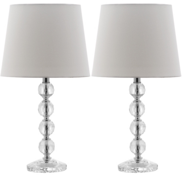 Stacked Clear Glass Ball Table Lamps Set Of 2 Kirklands