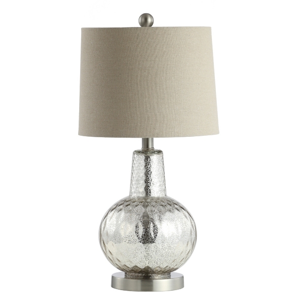 Silver Hammered Mercury Glass Table Lamp Kirklands