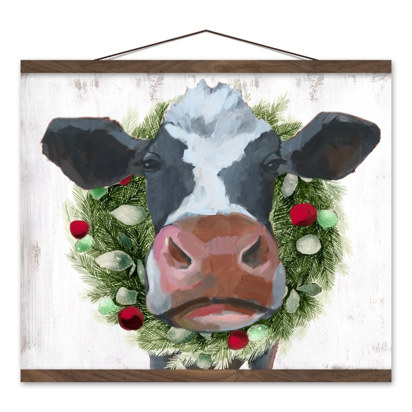 Cow Wreath Teak Wall Hanger Kirklands Home