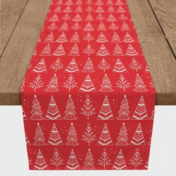 Christmas Tree Doodle Table Runner Kirklands Home