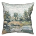 Abstract Landscape Painted Pillow
