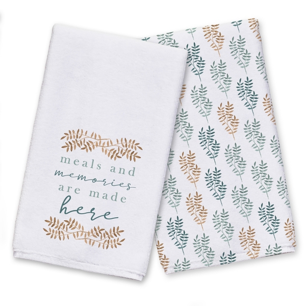 Meals And Memories Made Here Hand Towels Set Of 2 Kirklands