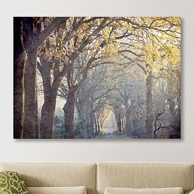 Silence of Sunset Framed Canvas Art Print
