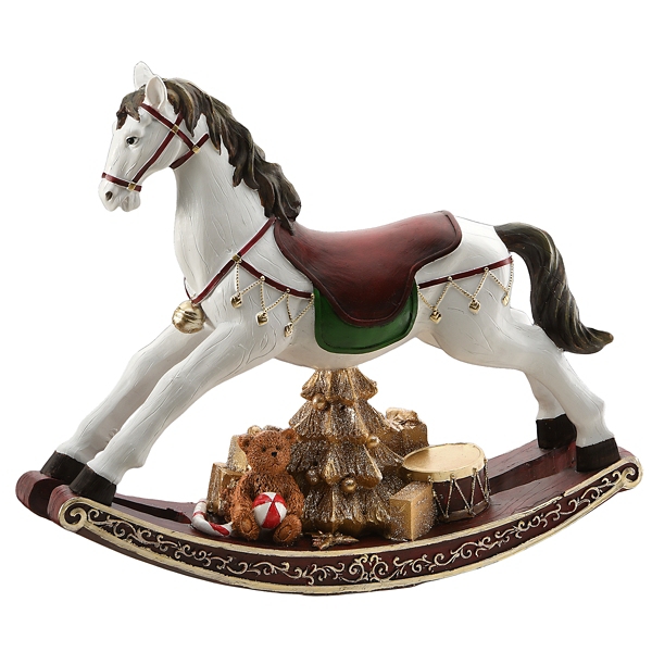 brown rocking horse