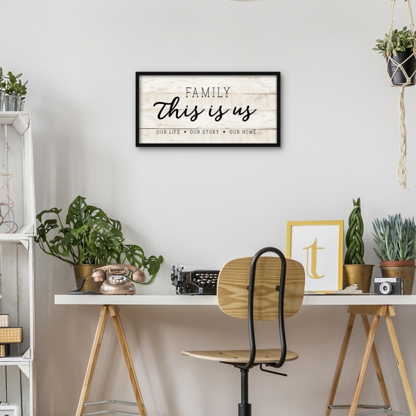 This Is Us Wooden Wall Plaque