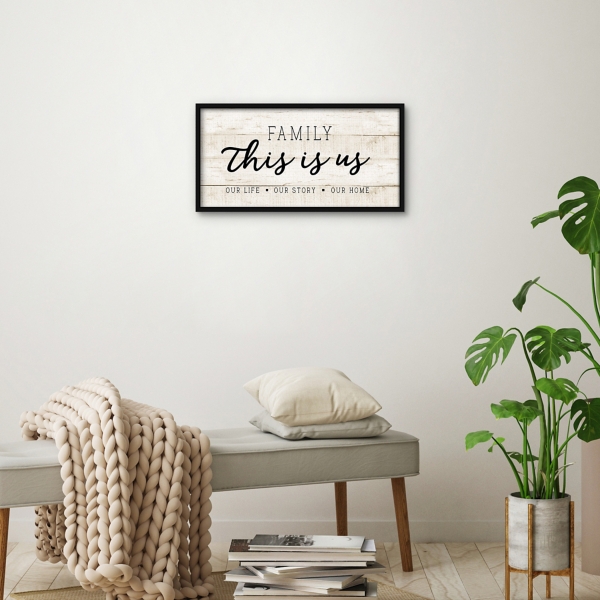 This Is Us Wooden Wall Plaque
