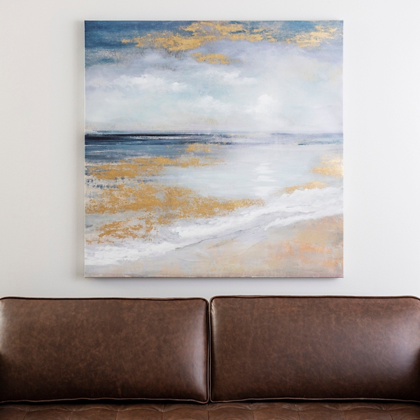 Golden Beach Canvas Art Print