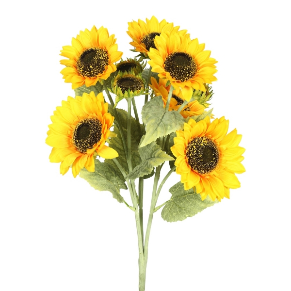 Yellow Sunflower Bush Blossoms | Kirklands Home