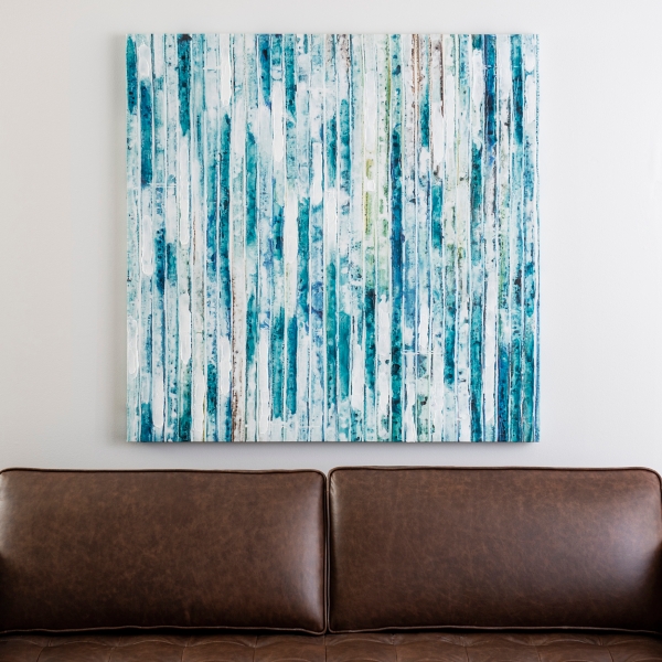 Teal Abstract Canvas Art Print Kirklands Home