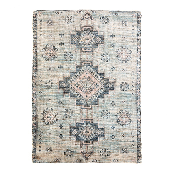 Vintage Lewis Jute and Polyester Rug, 5x7 Kirklands Home