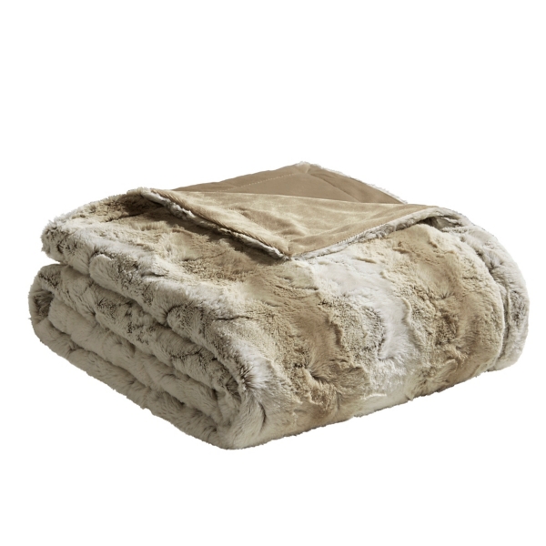 Large faux fur discount throw