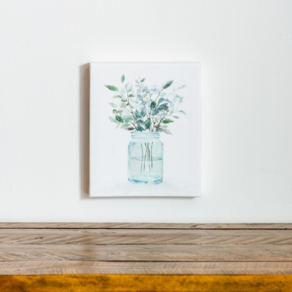 Greenery Bottle II Canvas Art Print | Kirklands Home