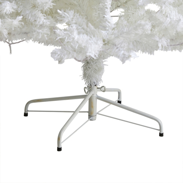 7.5 ft. Pre-Lit LED White Christmas Tree