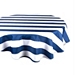 Blue Stripe Outdoor Round Table Cloth