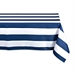 Blue Stripe Outdoor Table Cloth, 84 in.