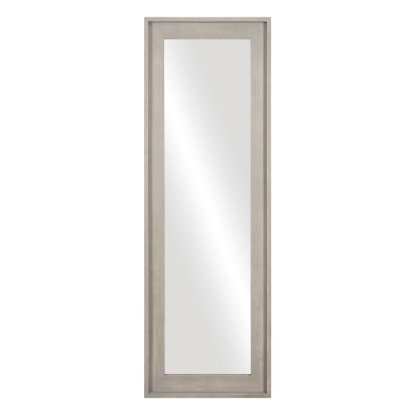 Light Gray Wooden Leaner Mirror Kirklands Home