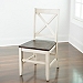 Dark Brown and Ivory Jackson Dining Chair