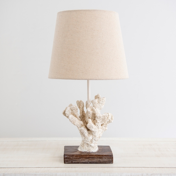 White Coral Table Lamp Kirklands