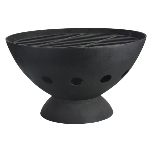 Black Cast Iron Grill Top Fire Pit Kirklands Home