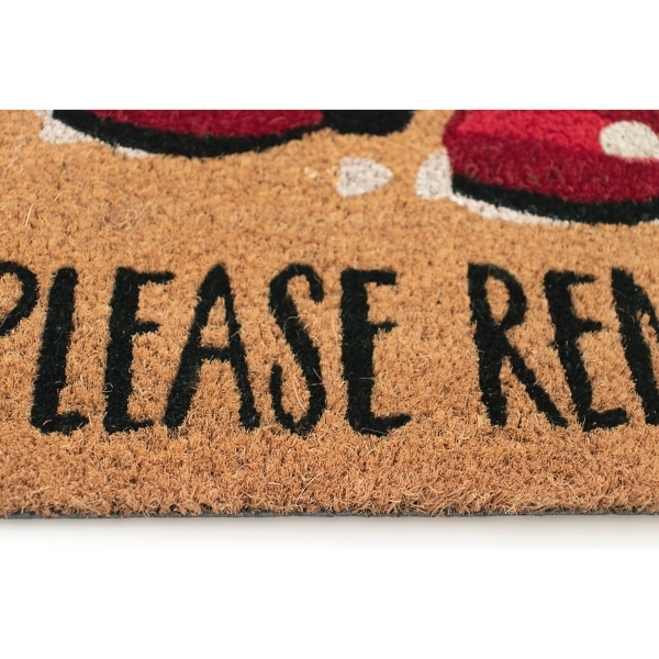 Natural Santa's Boots Doormat