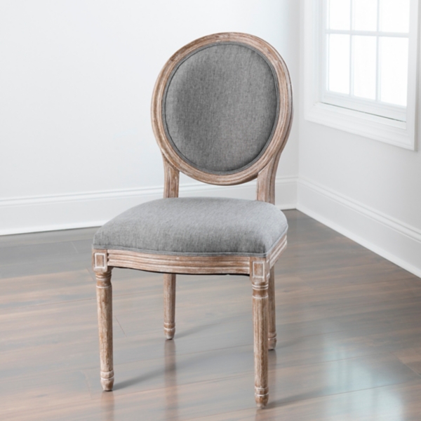 Louis Chair - Walnut by Interlude Home, Gray