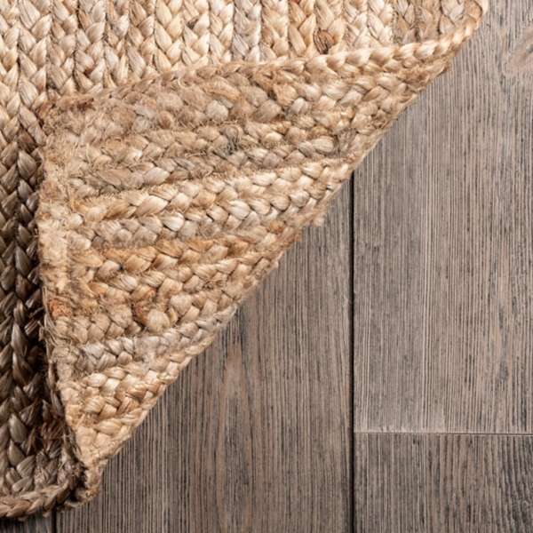 Natural Hand Woven Rigo Jute Area Rug, 9x12