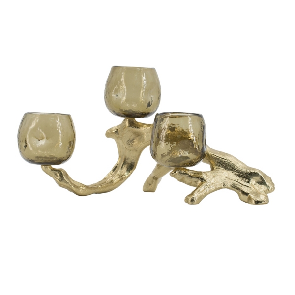 Gold Metal Driftwood Votive Candle Holder Kirklands Home