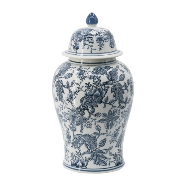 Blue And White Floral Ginger Jar Kirklands Home