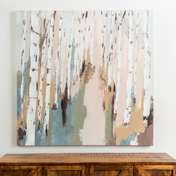 Abstract Birch Canvas Art Print Kirklands Home