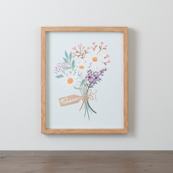 Floral Kindness Framed Art Print Kirklands Home