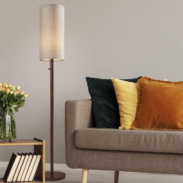 Modern Wood Emma Floor Lamp