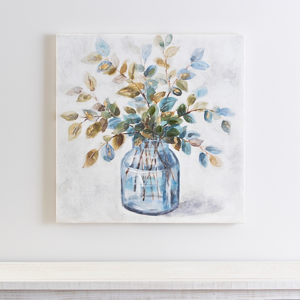 Eucalyptus Bottle Canvas Art Print