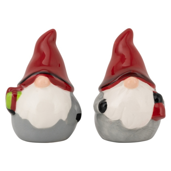 Red and Gray 4-Pc. Christmas Gnome Set