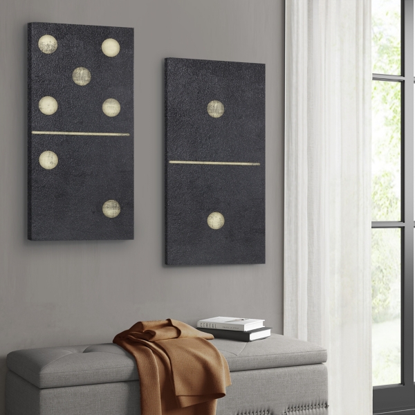 Dominos Canvas Art Prints, Set of 2