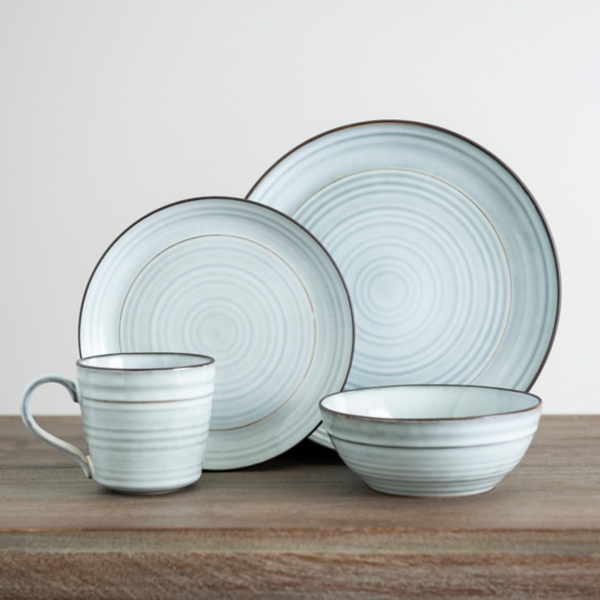 Coastal Ridges 16Pc. Dinnerware Set Kirklands Home