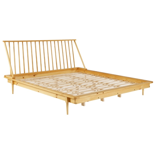 New styles & best bedding fabrics. light oak mid century modern king bed frame