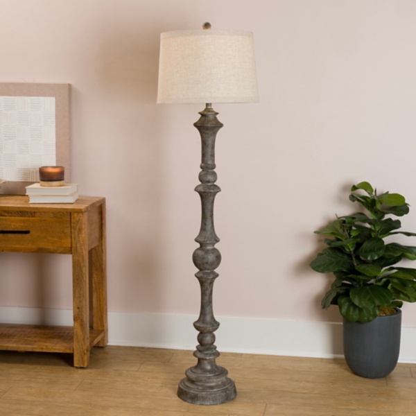 Gray 2024 floor lamp